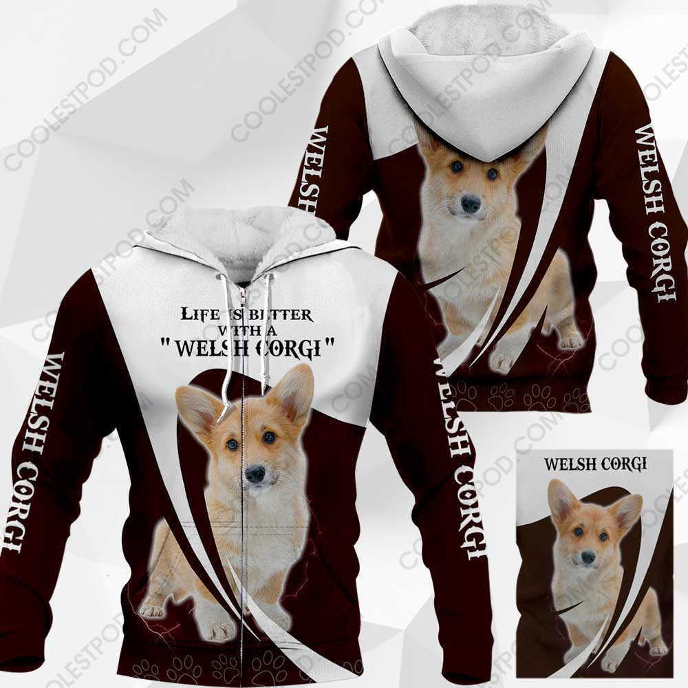 Life Is Better With A Welsh Corgi 0489 091219