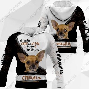 Chihuahua-All I Need Is Coffee And My Dog-0489-171219