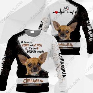 Chihuahua-All I Need Is Coffee And My Dog-0489-171219