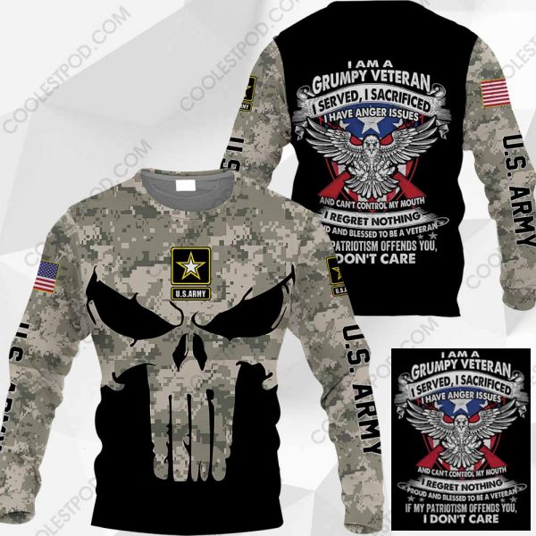 U.S. Army - I'm Grumpy Veteran-1001-161219