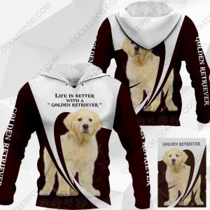 Life Is Better With A Golden Retriever 0489 091219