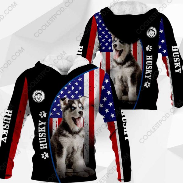 Husky Flag All Over Printed  Vr2 - M0402 - 121219