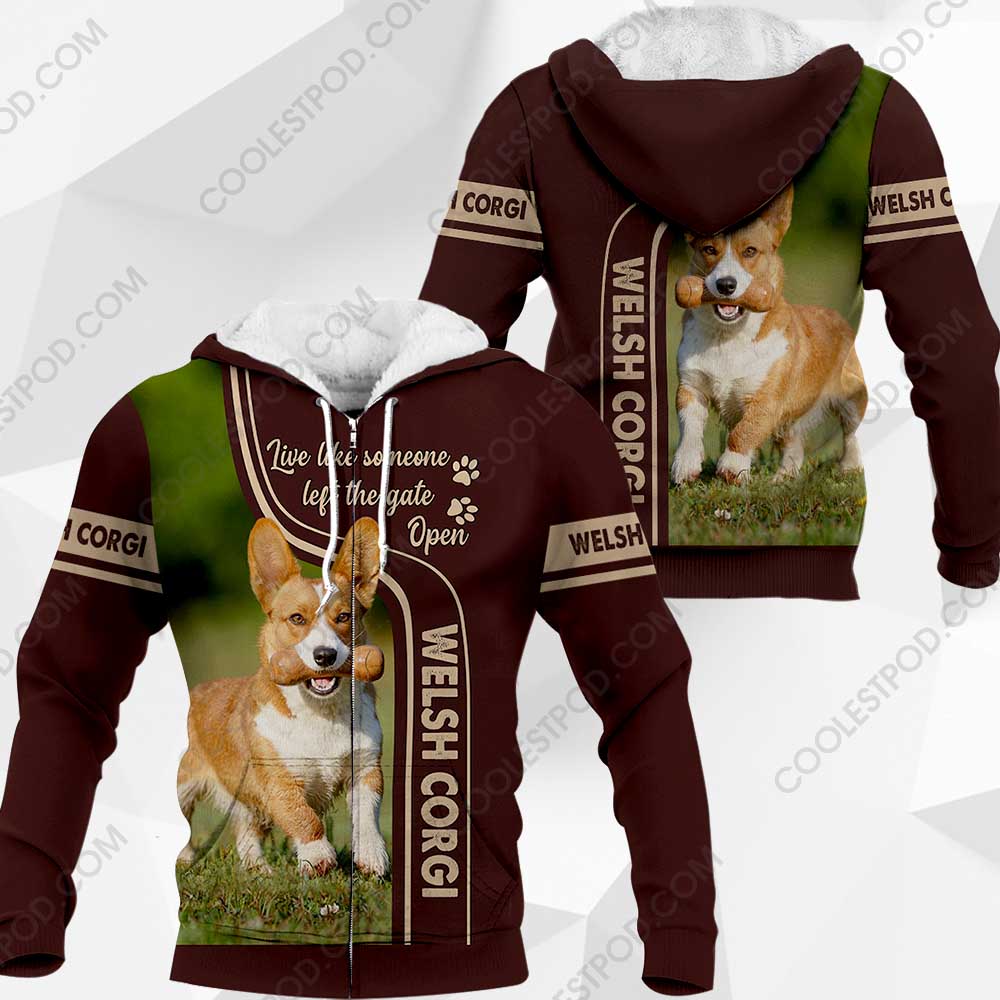 Welsh Corgi Live Like Someone Left The Gate Open 0489 101219