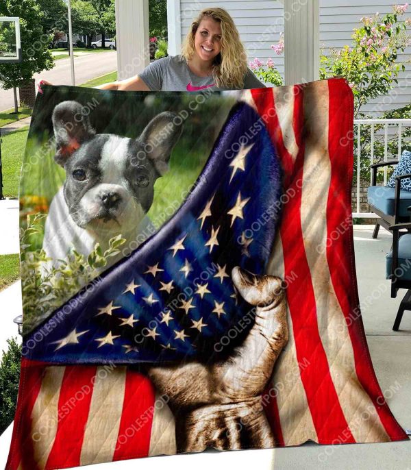 Boston Terrier - Flag - Quilt - 281219