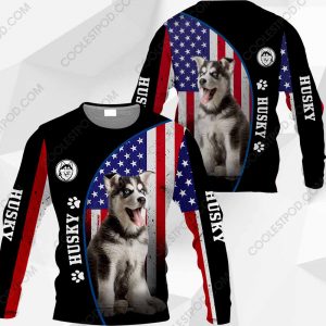 Husky Flag All Over Printed  Vr2 - M0402 - 121219