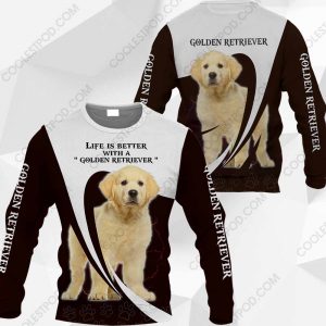 Life Is Better With A Golden Retriever 0489 091219