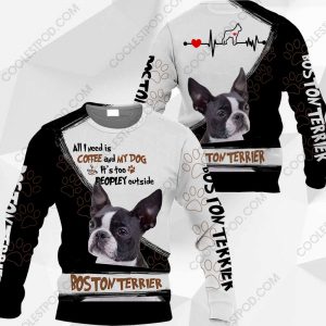 Boston Terrier-All I Need Is Coffee And My Dog-0489-171219