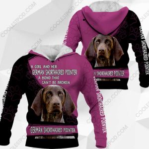 A Girl And Her German Shorthaired Pointer A Bond That Can't Be Broken-0489-301119