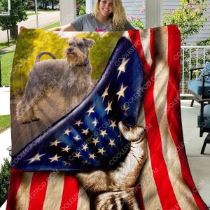 Miniature Schnauzer - Flag - Quilt - 281219