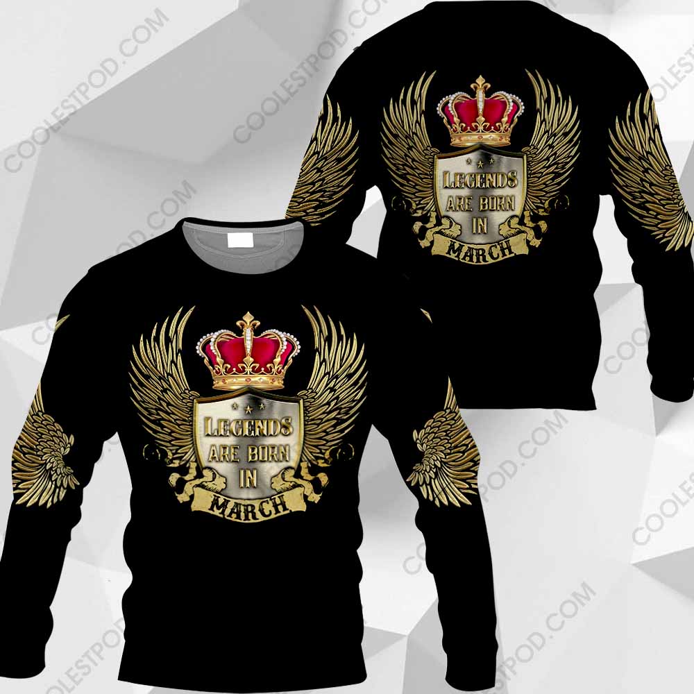 Legends Are Born In March - 251219 Legends Are Born In March - 251219