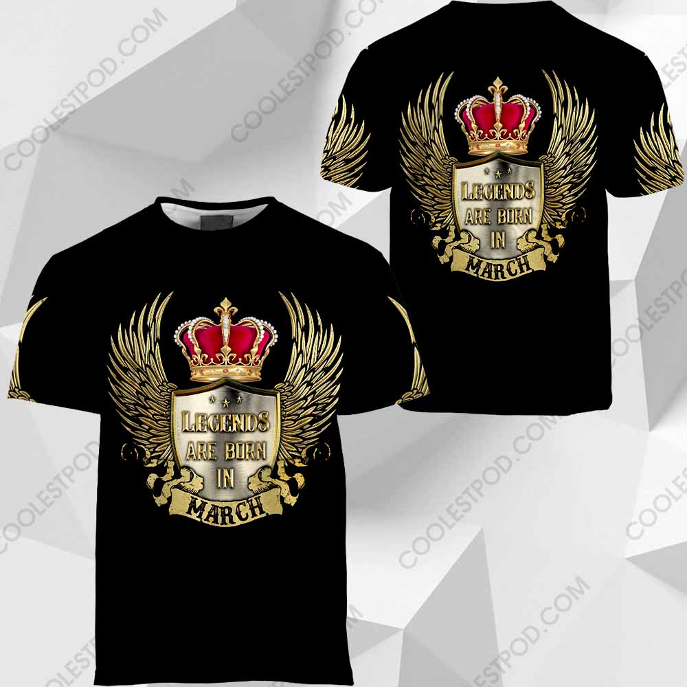 Legends Are Born In March - 251219 Legends Are Born In March - 251219