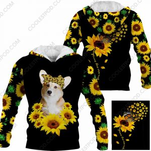 Welsh Corgi You Are My Sunshine Sunflower - M0402 - 281219