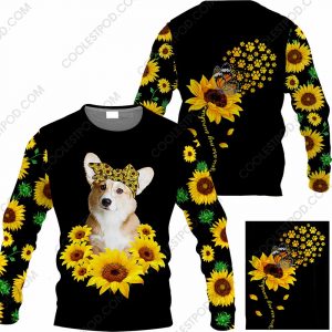 Welsh Corgi You Are My Sunshine Sunflower - M0402 - 281219