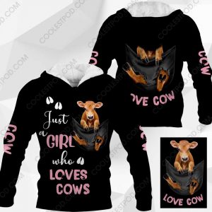Just A Girl Who Loves Cows Vr2 In Pocket - M0402 - 161219