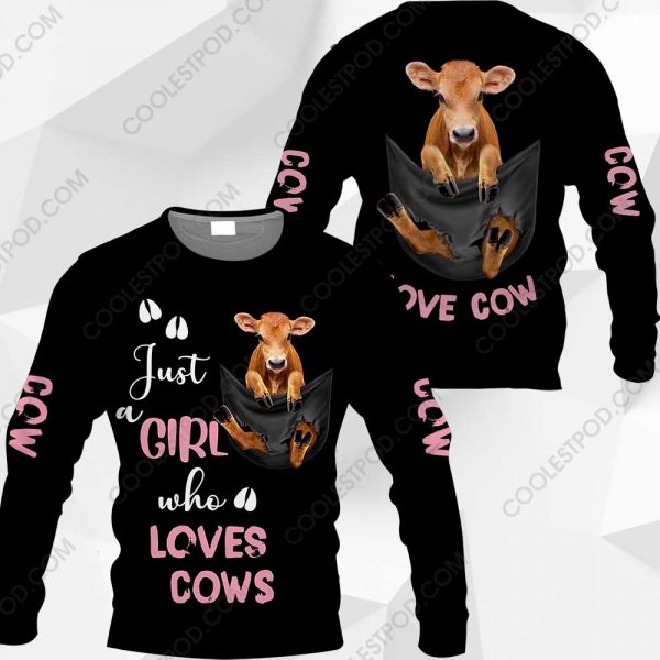 Just A Girl Who Loves Cows Vr2 In Pocket - M0402 - 161219