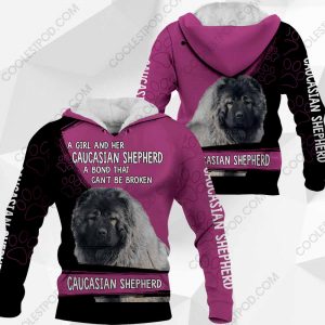 A Girl And Her Caucasian Shepherd A Bond That Can't Be Broken-0489-101219