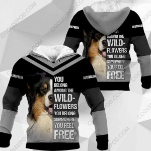 Australian Shepherd You Belong Among The Wildflowers Vr2-0489-171219