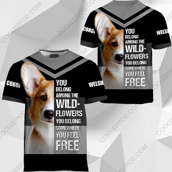 Welsh Corgi  You Belong Among The Wildflowers Vr2-0489-171219