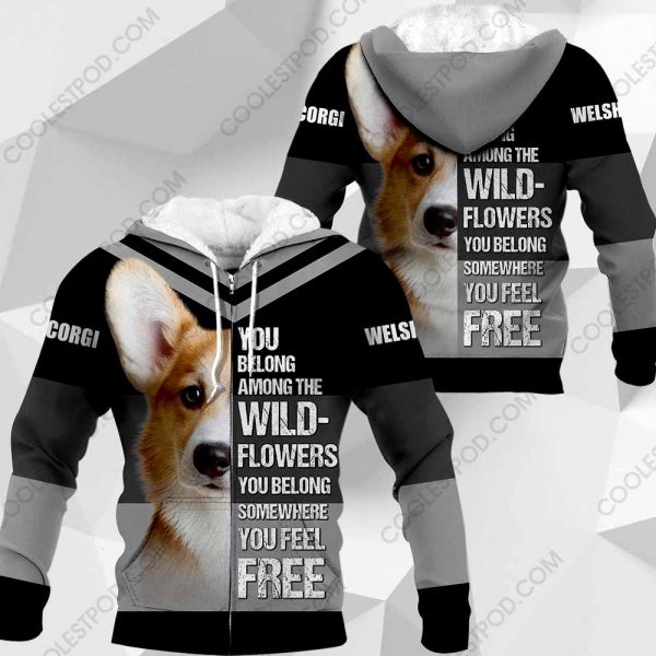 Welsh Corgi  You Belong Among The Wildflowers Vr2-0489-171219