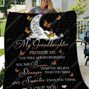 My Granddaughter Promise Me You Will Always Remember - Quilt - 1001 - 201219