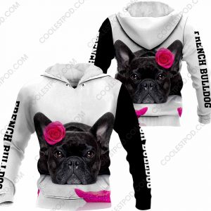 French Bulldog Rose All Over Printed - M0402 - 261219