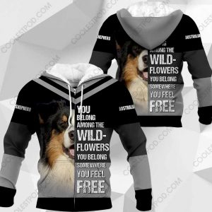 Australian Shepherd You Belong Among The Wildflowers Vr2-0489-171219