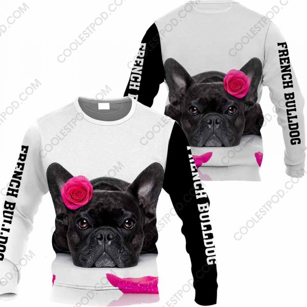 French Bulldog Rose All Over Printed - M0402 - 261219