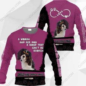 Cavalier King Charles Spaniel-A Woman And Her Dog A Bond That can't Be Broken-0489-201219