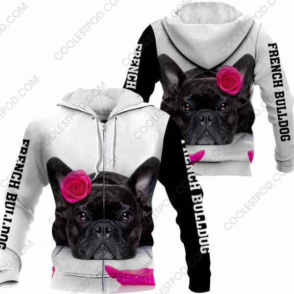 French Bulldog Rose All Over Printed - M0402 - 261219