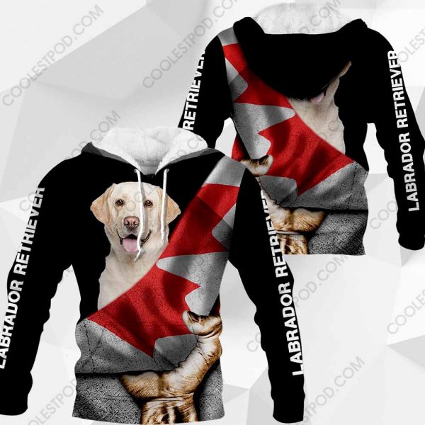 Labrador Retriever Canada Flag-0489-261219