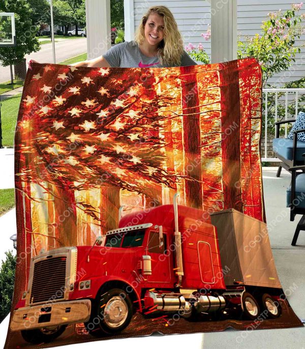 Trucker - Flag - 1001 -121219 - Quilt