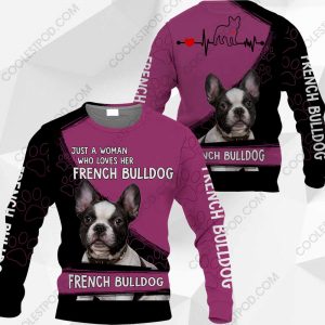 Just A Woman Who Loves Her French Bulldog Vr2 0489 051219