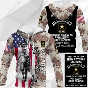 U.S. Army - DBDU - This We'll Defend I Am An Army Veteran-1001-031219