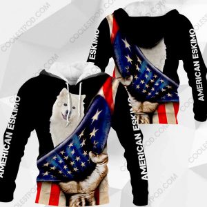 American Eskimo - Flag - 0489-261219