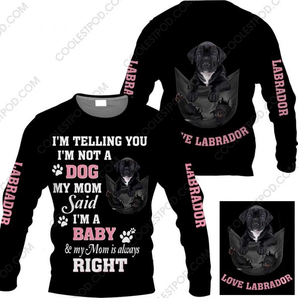 Black Labrador - I'm Telling You - I'm Not A Dog - M0402 - 301219