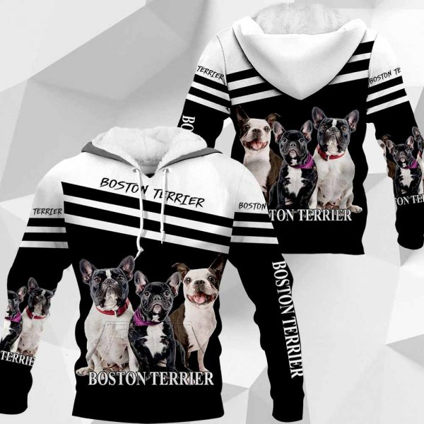 Boston Terrier - Over Printed Shirts -Vr3-031219