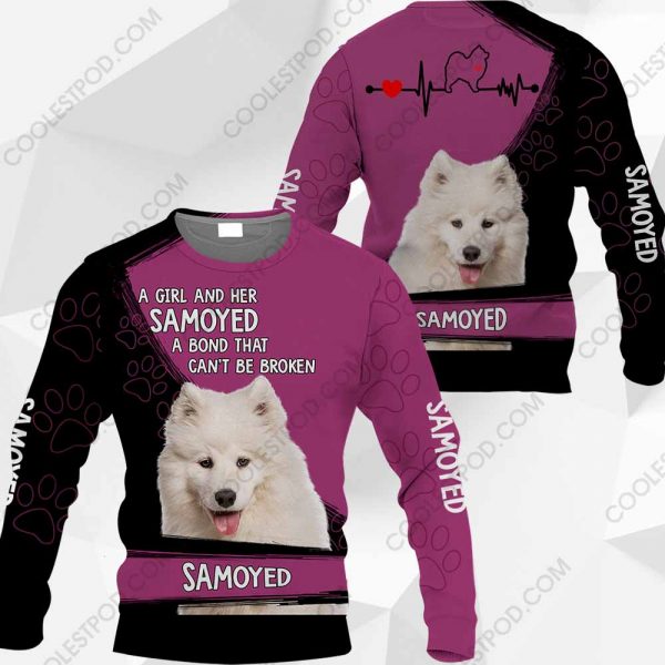 A Girl And Her Samoyed A Bond That Can't Be Broken-0489-101219