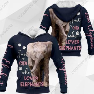 Just A Girl Who Loves Elephants In Pocket – M0402 - 191291