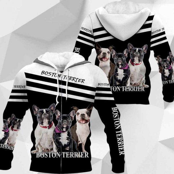 Boston Terrier - Over Printed Shirts -Vr3-031219