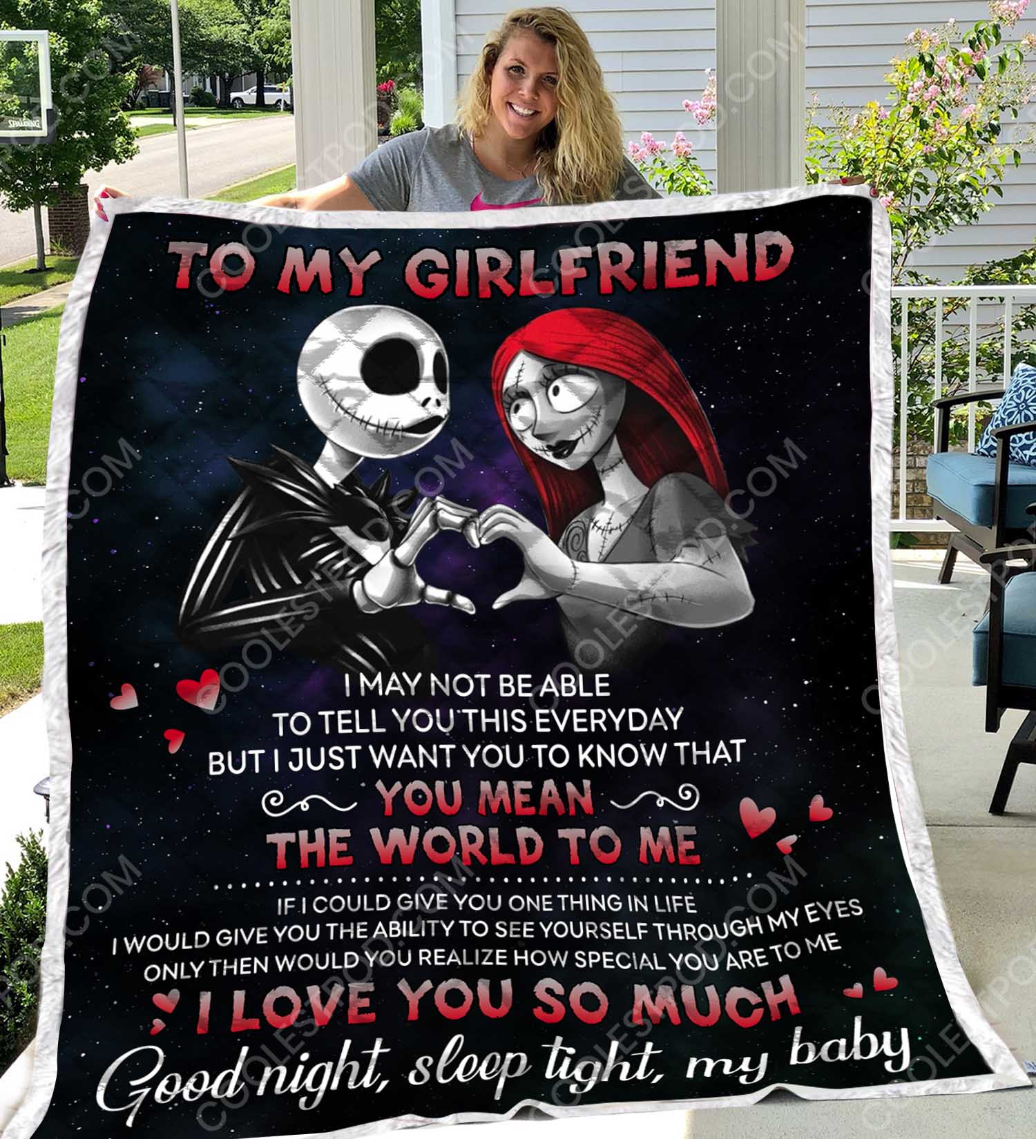 To My Girlfriend I May Not Be Able - Quilt - 161219 To My Girlfriend I May Not Be Able - Quilt - 161219