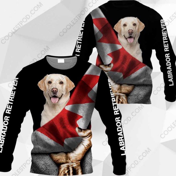 Labrador Retriever Canada Flag-0489-261219