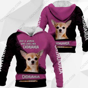 Just A Woman Who Loves Her Chihuahua Vr2 0489 051219