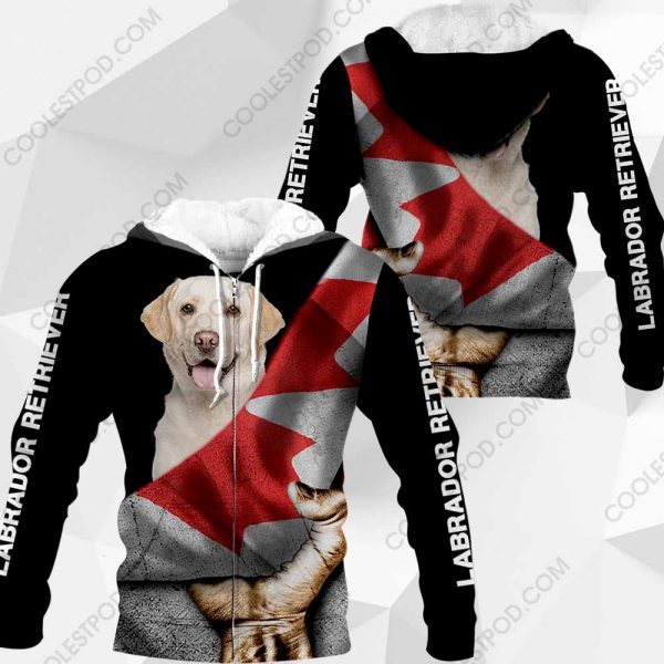 Labrador Retriever Canada Flag-0489-261219