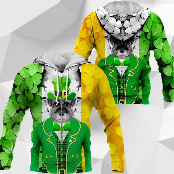 Miniature Schnauzer - 3D All Over Printed Patrick Day - 020120