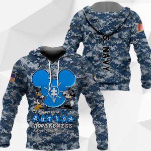 This Navy Wear Blue For Autism PH260220