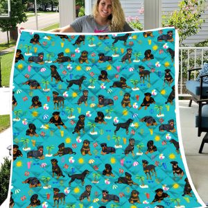 Quilt-Rottweiler-Camping and Beach 0489 HU090320