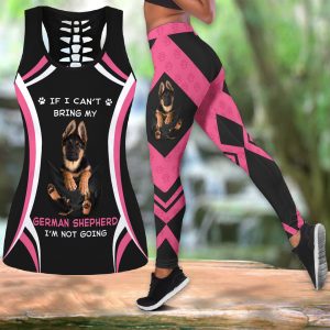 Combo Tank Top and Legging - If I Can't Bring My German Shepherd 0489 T140320