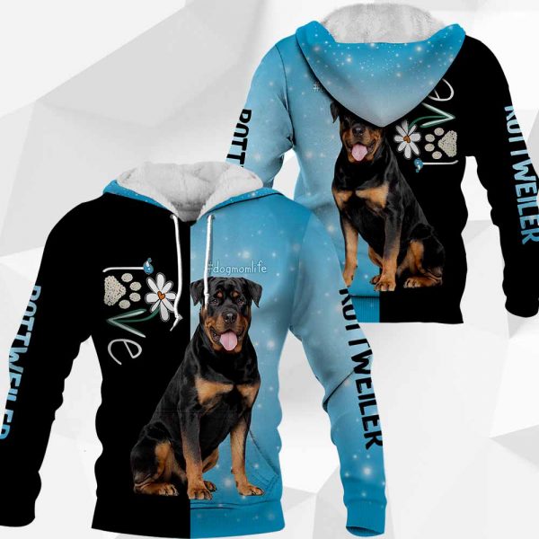 Rottweiler Love Dog 3D PH060320