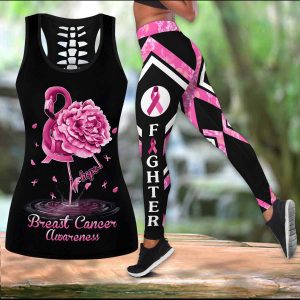 Breast Cancer Awareness Flamingo LEGGING OUTFIT 2511 HA170320