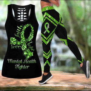 Mental Health Fighter Faith Hope Love LEGGING OUTFIT 2511 HA230320